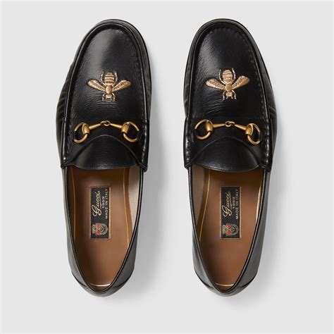 gucci loafer with bee.